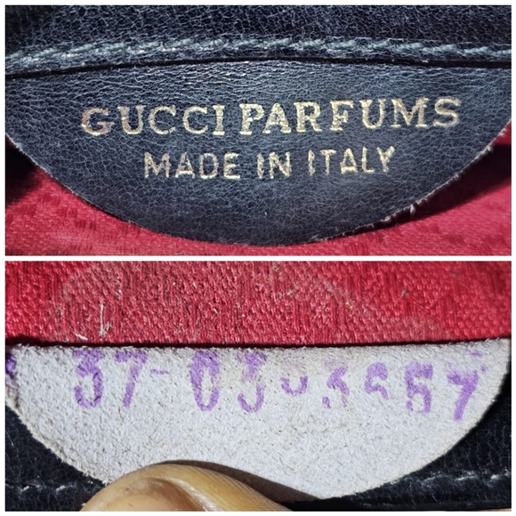 GUCCI Ophidia GG Vintage Sherryline Crossbody bag Black - Picture 4 of 14